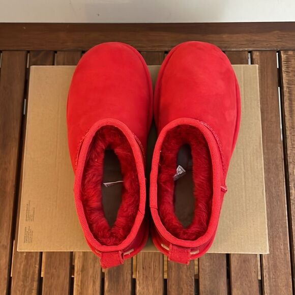 UGG Classic Ultra Mini Red Women Size 6 - Picture 6 of 15